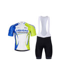 BONAVELO Kurzarm Radtrikot und Shorts - LIQUIGAS CANNONDALE - Schwarz/Blau/Grün