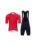 HOLOKOLO Kurzarm Radtrikot und Shorts - VICTORIOUS ELITE - Schwarz/Rot