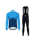 HOLOKOLO Fahrradjacke und Hose für den Winter - ARROW II. WINTER - Blau/Schwarz