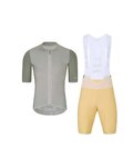 HOLOKOLO Kurzarm Radtrikot und Shorts - PERFORMANCE - Beige