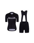 RIVANELLE Kurzarm Radtrikot und Shorts - GEAR UP  - Weiß/Schwarz
