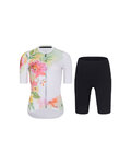 RIVANELLE Kurzarm Radtrikot und Shorts - FLOWERY LADY - Schwarz/mehrfarbig