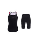 HOLOKOLO Kurzarm Radtrikot und Shorts - SPARK ELITE - Rosa/Schwarz