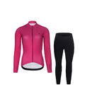 RIVANELLE Fahrradjacke und Hose für den Winter - STARLIGHT WINTER - Schwarz/Rosa