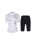RIVANELLE Kurzarm Radtrikot und Shorts - PASSION - Schwarz/Weiß