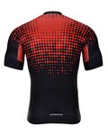 HOLOKOLO Kurzarm Fahrradtrikot - FROSTED - Rot/Schwarz