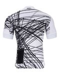 HOLOKOLO Kurzarm Radtrikot und Shorts - CLASH - Weiß/Schwarz
