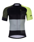 HOLOKOLO Kurzarm Fahrradtrikot - ENGRAVE - Schwarz/Grau/Grün