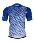 HOLOKOLO Kurzarm Fahrradtrikot - DAYBREAK - Weiß/Blau