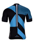 HOLOKOLO Kurzarm Radtrikot und Shorts - TRACE - Blau/Schwarz