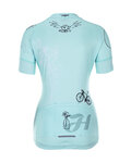 HOLOKOLO Kurzarm Fahrradtrikot - RAZZLE DAZZLE LADY - Blau