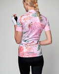 HOLOKOLO Kurzarm Radtrikot und Shorts - BLOSSOM LADY - mehrfarbig/Rosa
