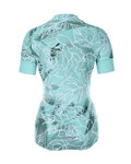 HOLOKOLO Kurzarm Radtrikot und Shorts - BLOSSOM LADY - Hellgrün/mehrfarbig
