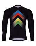 HOLOKOLO Langarm Radtrikot und Hose - HYPER SUMMER - Schwarz/Regenbogen
