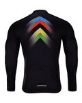 HOLOKOLO Langarm Radtrikot und Hose - HYPER SUMMER - Schwarz/Regenbogen