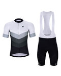 HOLOKOLO Kurzarm Radtrikot und Shorts - NEW NEUTRAL - Schwarz/Weiß