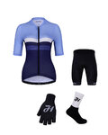 HOLOKOLO Fahrrad-Multipack - SPORTY LADY - Schwarz/Hellblau/Weiß/Blau