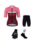 HOLOKOLO Fahrrad-Multipack - SPORTY LADY - Weiß/Rosa/bordeaux/Schwarz