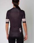 HOLOKOLO Kurzarm Fahrradtrikot - RAINBOW LADY - Schwarz