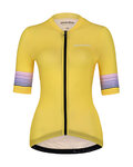 HOLOKOLO Kurzarm Fahrradtrikot - RAINBOW LADY - Gelb