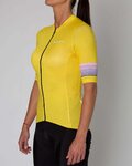 HOLOKOLO Kurzarm Fahrradtrikot - RAINBOW LADY - Gelb