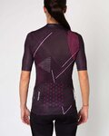 HOLOKOLO Kurzarm Fahrradtrikot - SPARKLE LADY - Schwarz