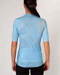 HOLOKOLO Kurzarm Fahrradtrikot - SPARKLE LADY - Hellblau