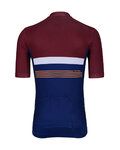 HOLOKOLO Kurzarm Radtrikot und Shorts - SPORTY - Blau/Schwarz/bordeaux