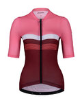 HOLOKOLO Kurzarm Fahrradtrikot - SPORTY LADY - Rosa/bordeaux