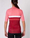 HOLOKOLO Kurzarm Fahrradtrikot - SPORTY LADY - Rosa/bordeaux