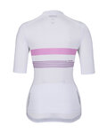 HOLOKOLO Kurzarm Fahrradtrikot - SPORTY LADY - Weiß/Rosa