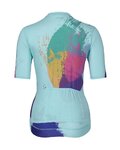 HOLOKOLO Kurzarm Fahrradtrikot - SURPRISED ELITE LADY - Lila/Gelb/Rosa/Grün/Hellblau