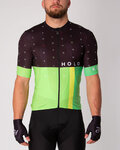 HOLOKOLO Kurzarm Fahrradtrikot - OPTIMISTIC ELITE - Grün/Schwarz