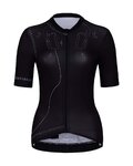 HOLOKOLO Kurzarm Radtrikot und Shorts - PLAYFUL ELITE LADY - Schwarz