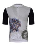 HOLOKOLO Kurzarm Fahrradtrikot - AMAZING ELITE - Schwarz/Grau/Weiß