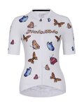 HOLOKOLO Kurzarm Fahrradtrikot - CHEERFUL ELITE LADY - mehrfarbig/Weiß