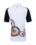 HOLOKOLO Kurzarm Radtrikot und Shorts - BIKERS KIDS - Schwarz/Weiß