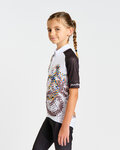 HOLOKOLO Kurzarm Fahrradtrikot - RIDERS KIDS - Schwarz/Weiß