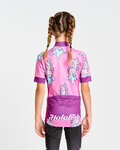HOLOKOLO Kurzarm Fahrradtrikot - UNICORNS KIDS - Rosa/mehrfarbig