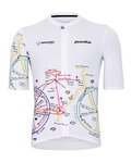 HOLOKOLO Kurzarm Fahrradtrikot - MAAPPI ELITE - mehrfarbig/Weiß
