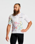 HOLOKOLO Kurzarm Fahrradtrikot - MAAPPI ELITE - mehrfarbig/Weiß