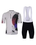 HOLOKOLO Kurzarm Radtrikot und Shorts - INCREDIBLE ELITE - Schwarz/Grau