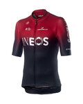 CASTELLI Kurzarm Fahrradtrikot - TEAM INEOS 2019 - Schwarz/Rot