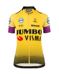 AGU Kurzarm Fahrradtrikot - JUMBO-VISMA 19 LADY  - Gelb/Schwarz
