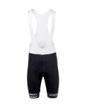 AGU Kurze Fahrradhose mit Trägern - JUMBO-VISMA 2019 - Schwarz