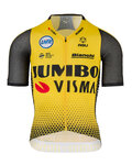 AGU Kurzarm Fahrradtrikot - JUMBO-VISMA 2019 - Gelb/Schwarz