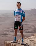 KATUSHA SPORTS Kurzarm Fahrradtrikot - ISRAEL 2020 - Hellblau/Weiß
