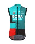 LE COL Fahrradweste - BORA HANSGROHE 2022 - Rot/Schwarz/Grün