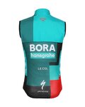 LE COL Fahrradweste - BORA HANSGROHE 2022 - Rot/Schwarz/Grün