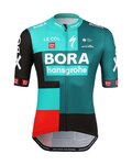 LE COL Kurzarm Fahrradtrikot - BORA HANSGROHE 2022 - Schwarz/Rot/Grün